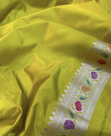 Banarasi Handloom Mashru Saree code-012