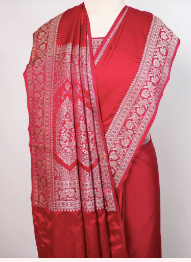 Banarasi Handloom Mashru Saree code-014