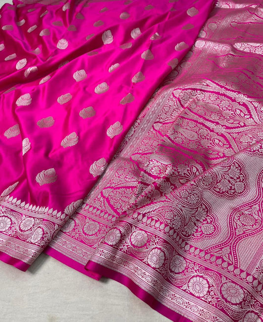 Banarasi Handloom Mashru Saree code-002