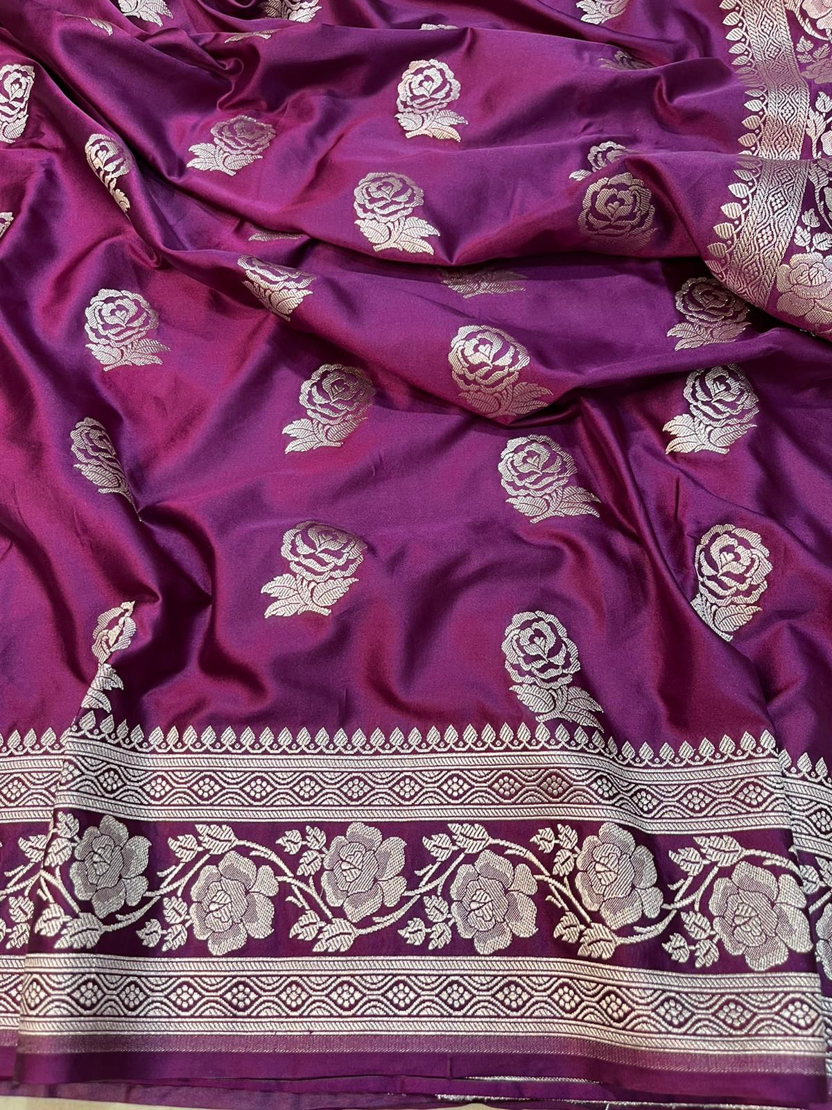 Banarasi Handloom Mashru Saree code-005