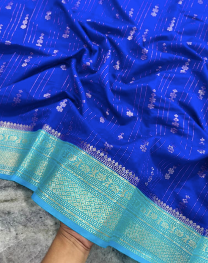 Semi-Banarasi Chinia Silk Saree code-004