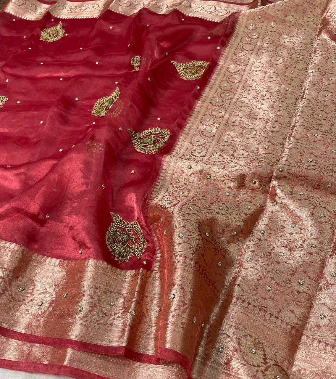 Banarasi Pure tissue Silk Sarees code-001