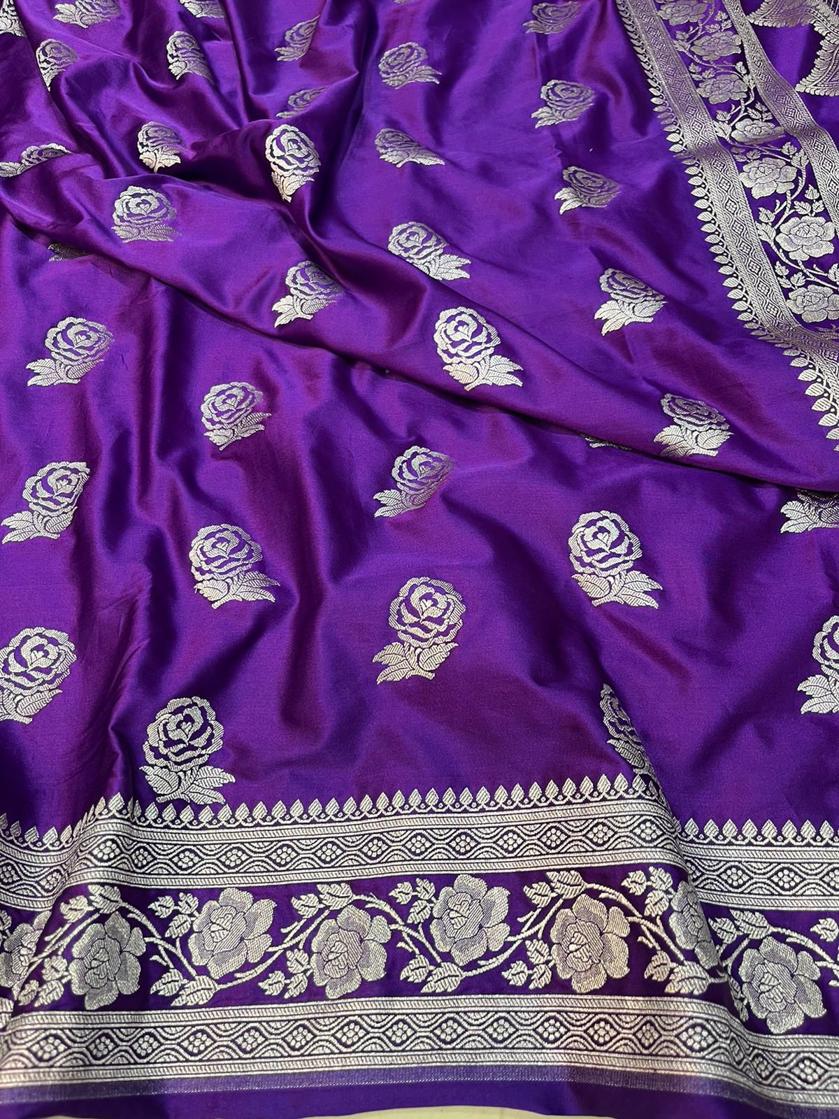 Banarasi Handloom Mashru Saree code-003