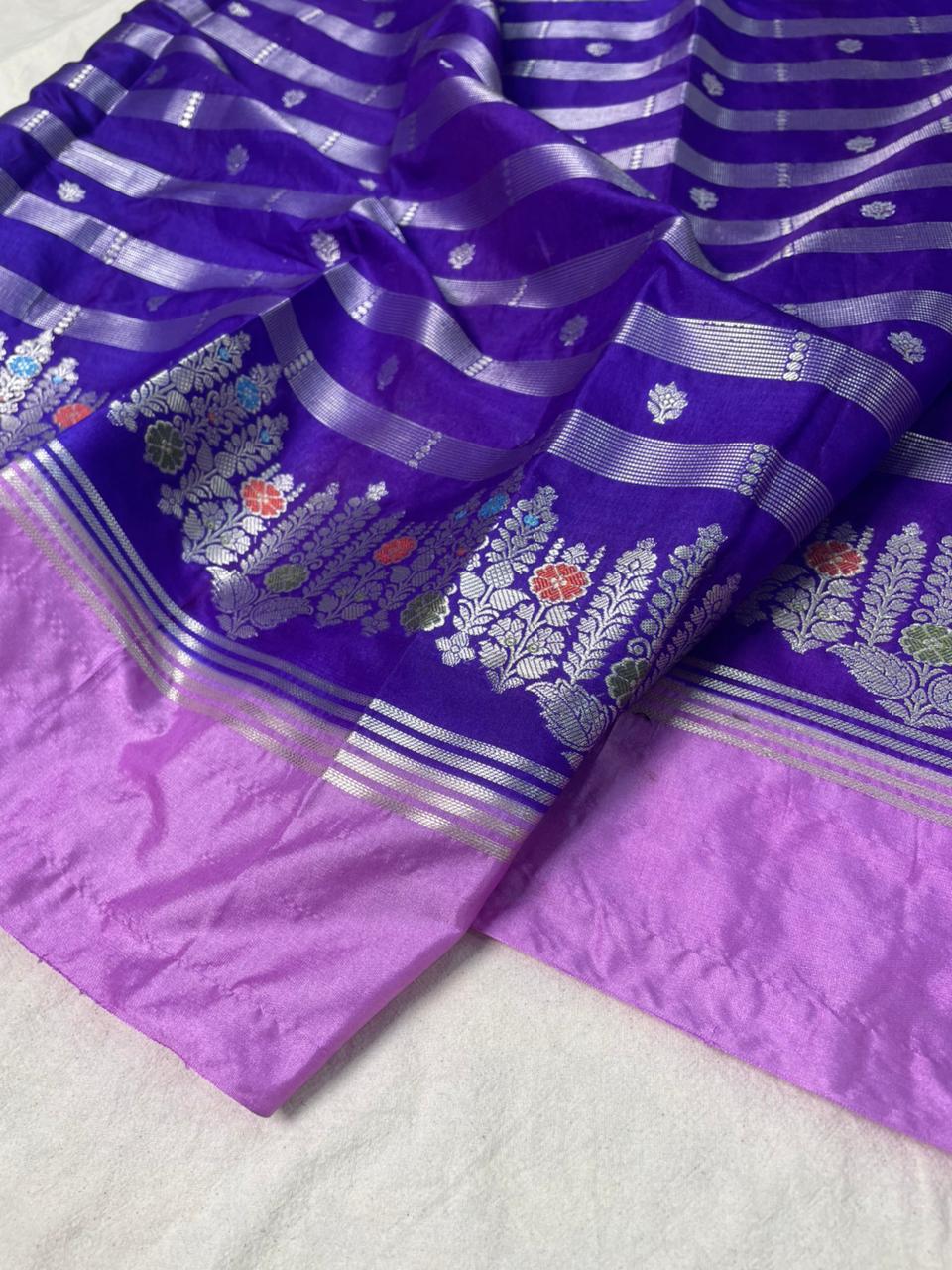 Banarasi Raw mango Semi Silk Saree code-016