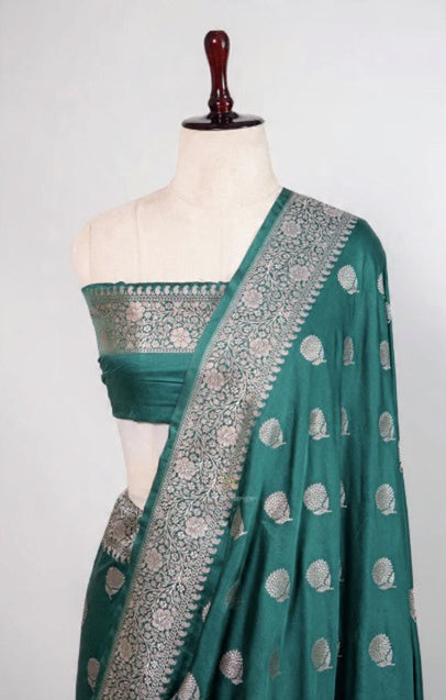 Banarasi Handloom Mashru Saree code-015